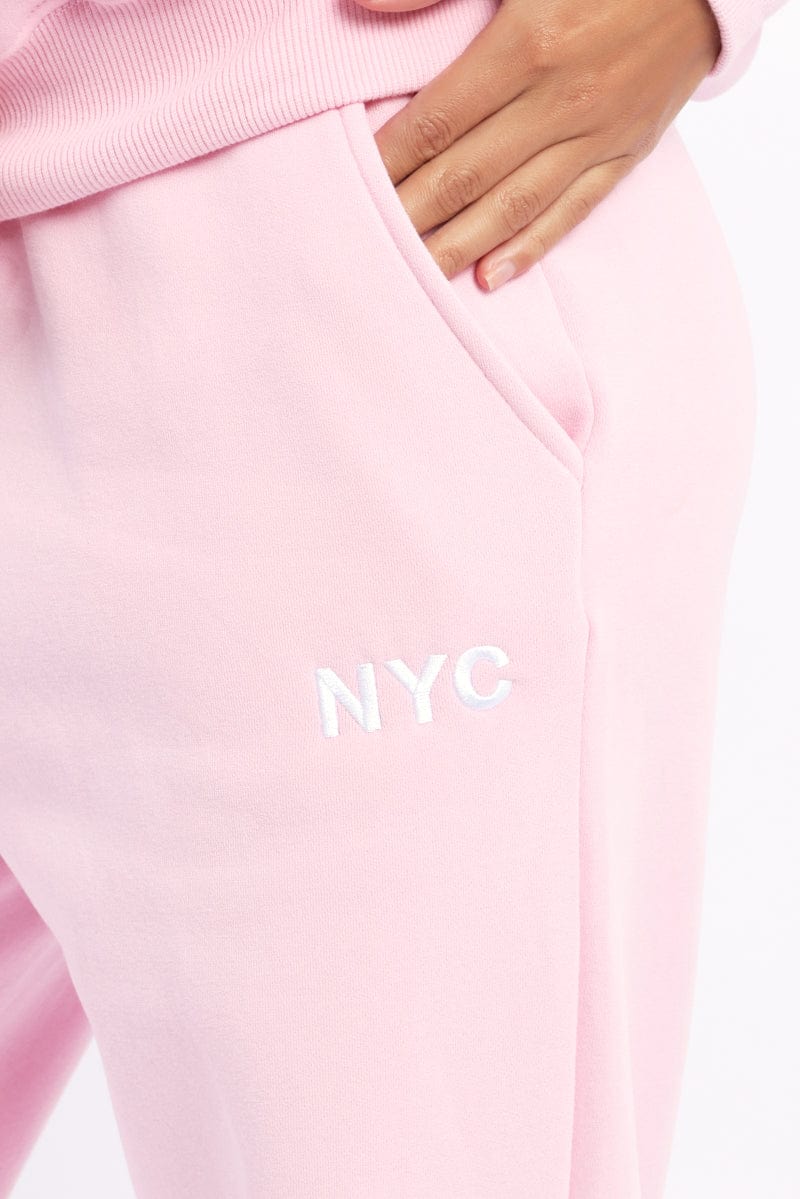 Pink Track Pants Jogger - Image 5