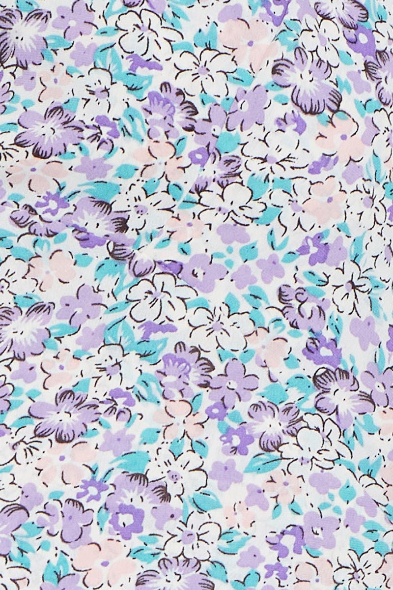 Print Crop Top Halter Tie Up - Image 6