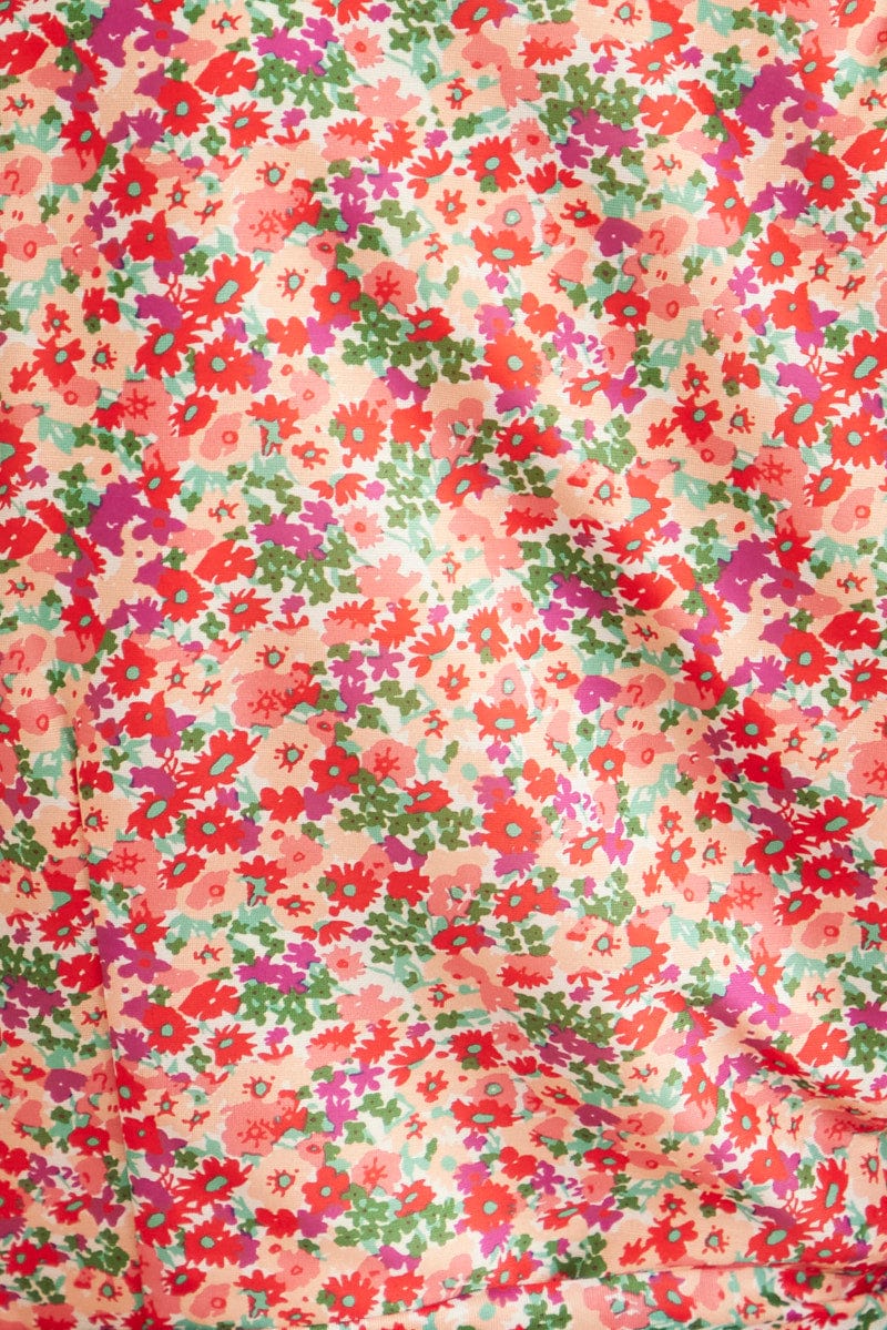 Print Skater Dress Long Sleeve Mini - Image 6
