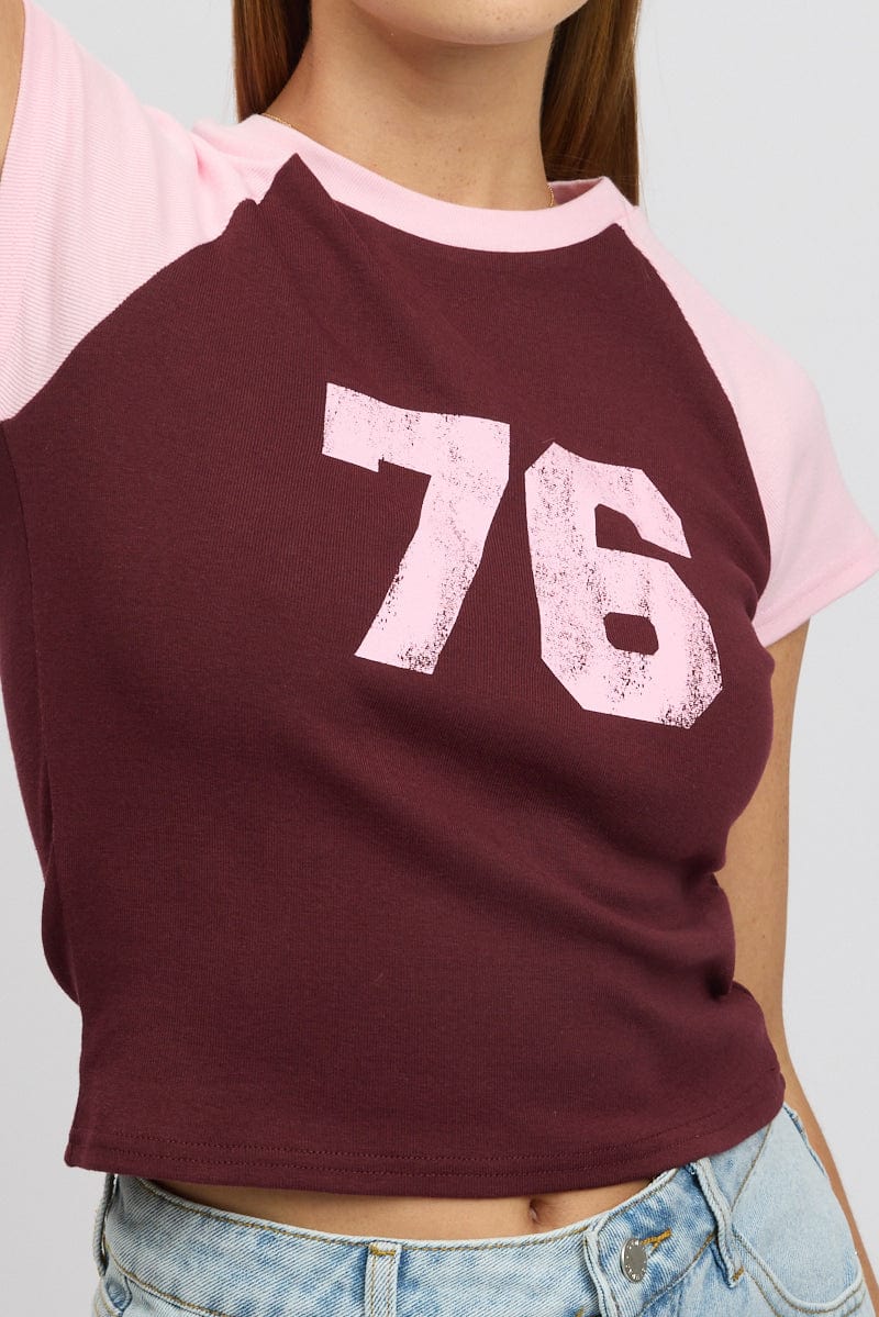 Red Graphic Tee Short Sleeve - Image 6