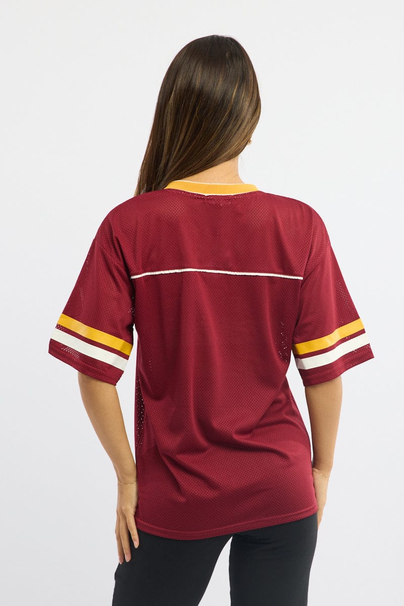 Red Sport Tee Short Sleeve - Image 5