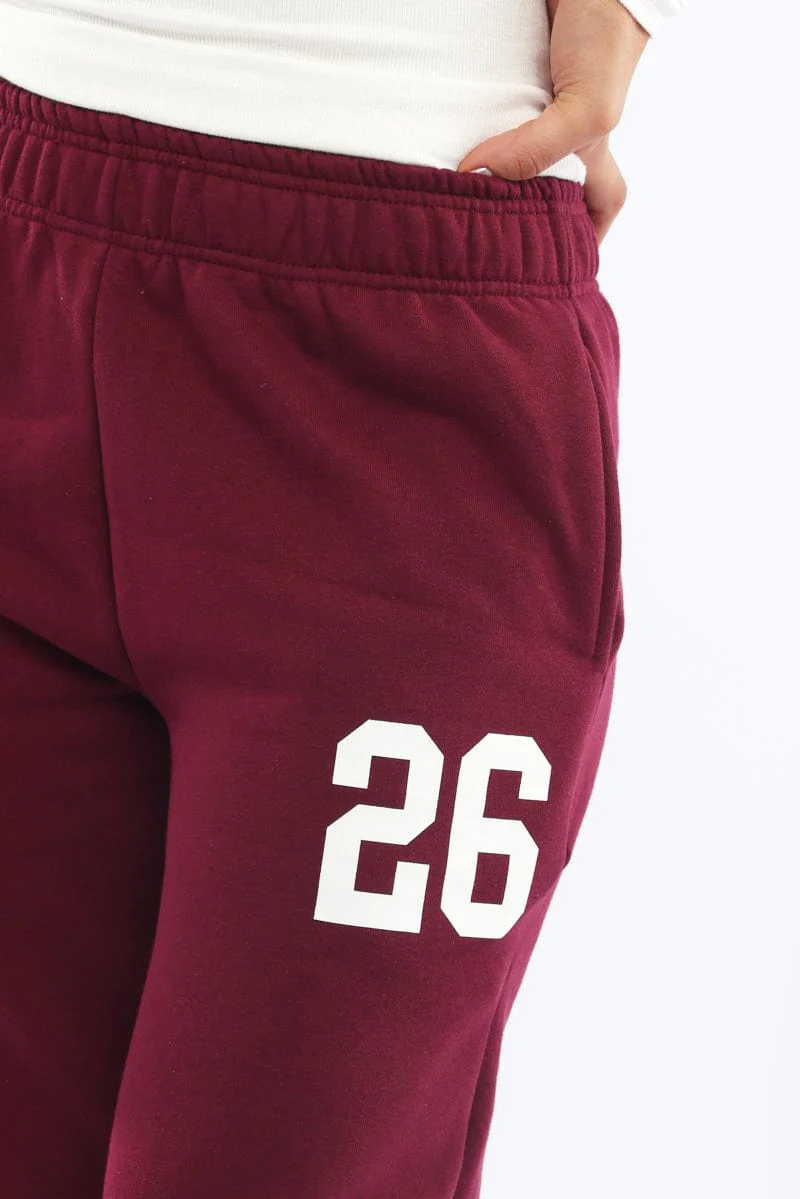 Red Track Pants Jogger - Image 6