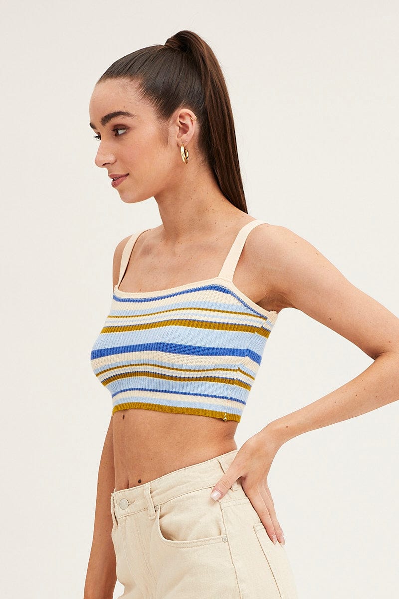 Stripe Knit Top - Image 4
