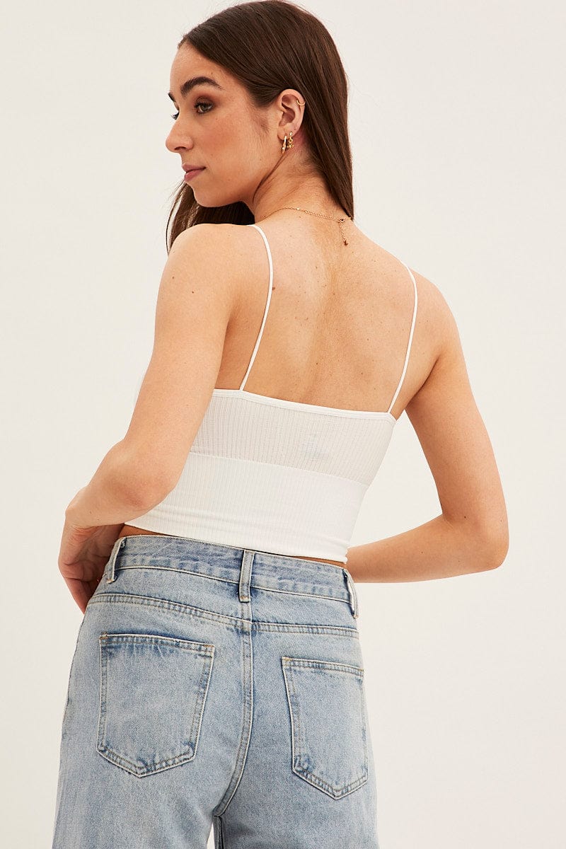 White Bralette Seamless - Image 5