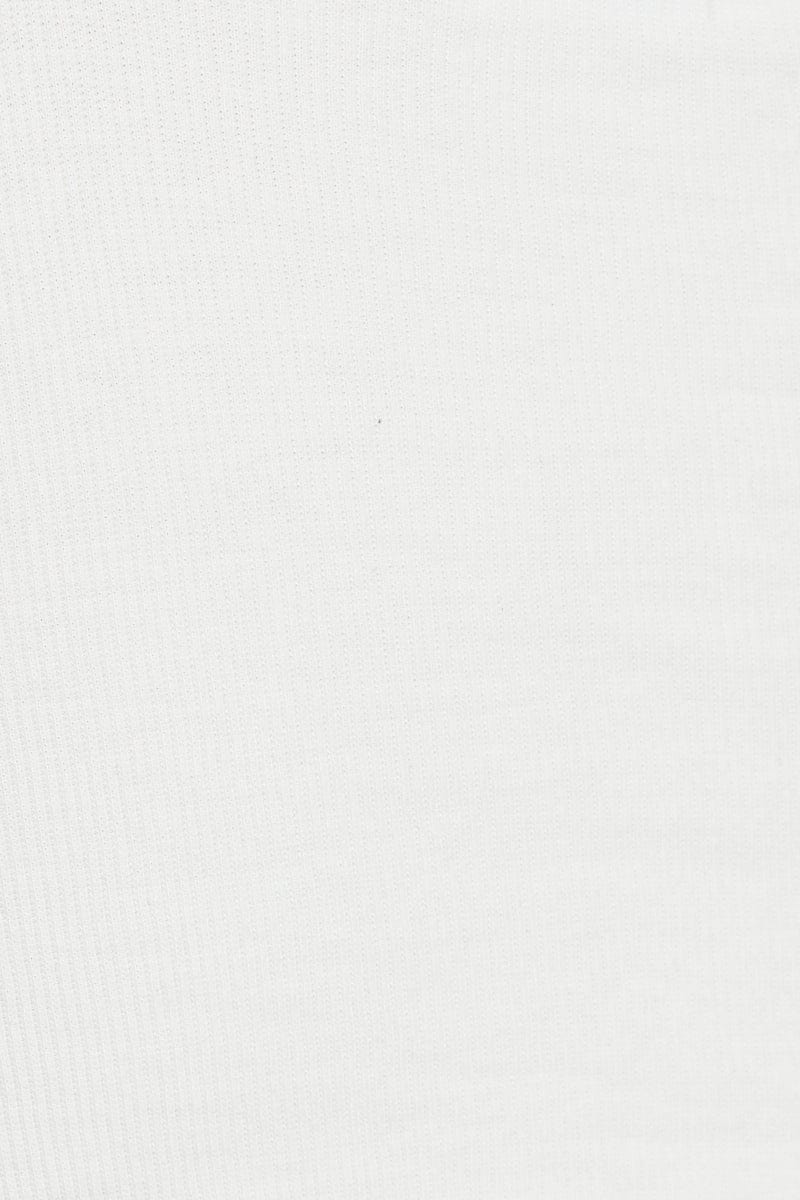 White Corset Detail Cami - Image 6
