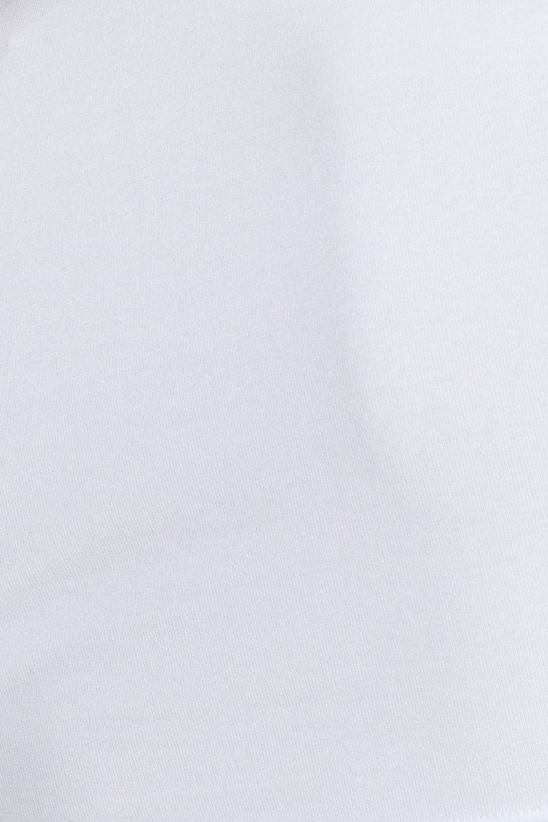 White Crop Top Short Sleeve - Image 6