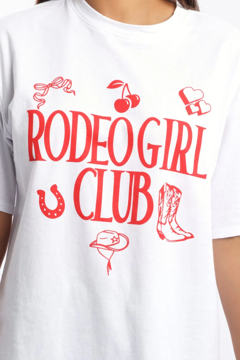 White Graphic Tee Short Sleeve - Image 5