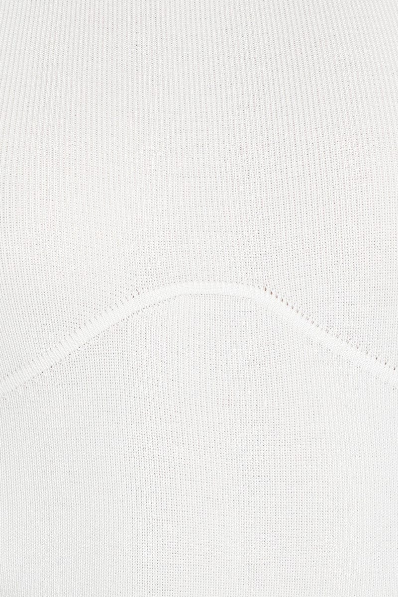 White Mini Dress Bodycon - Image 6