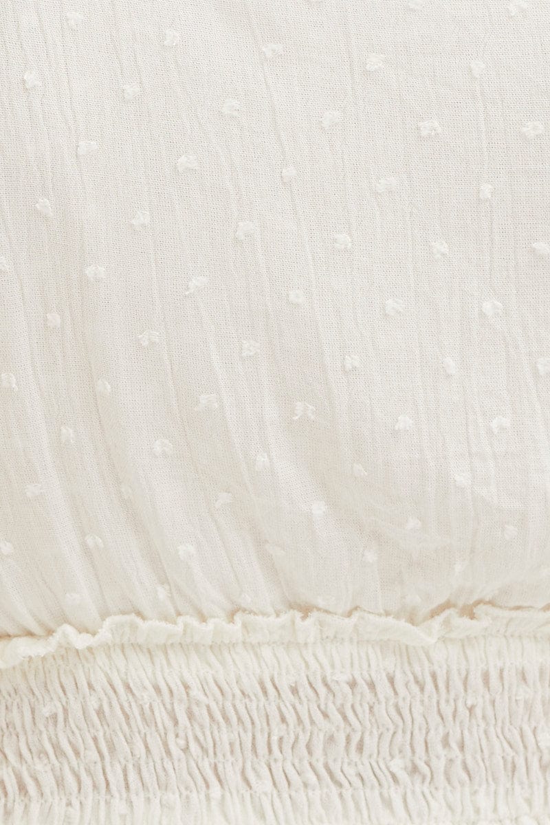 White Ruffle Top Sleeveless - Image 6