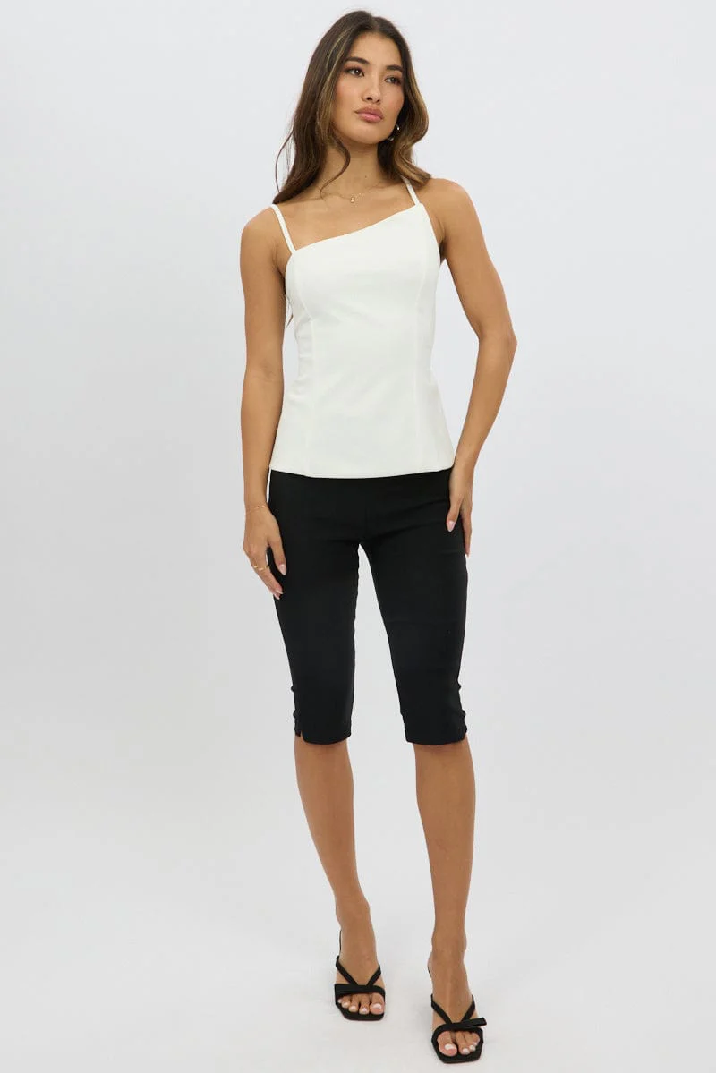 White Singlet Top Backless - Image 4
