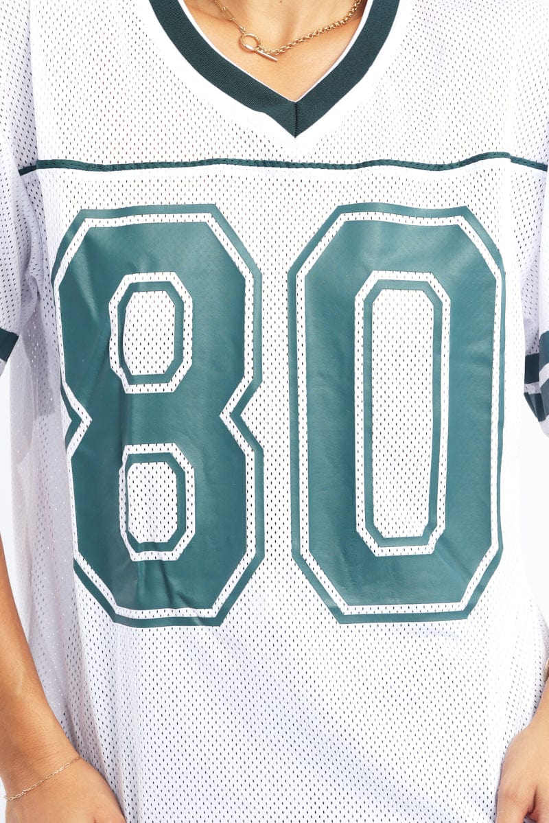 White Sport Tee Short Sleeve - Image 6