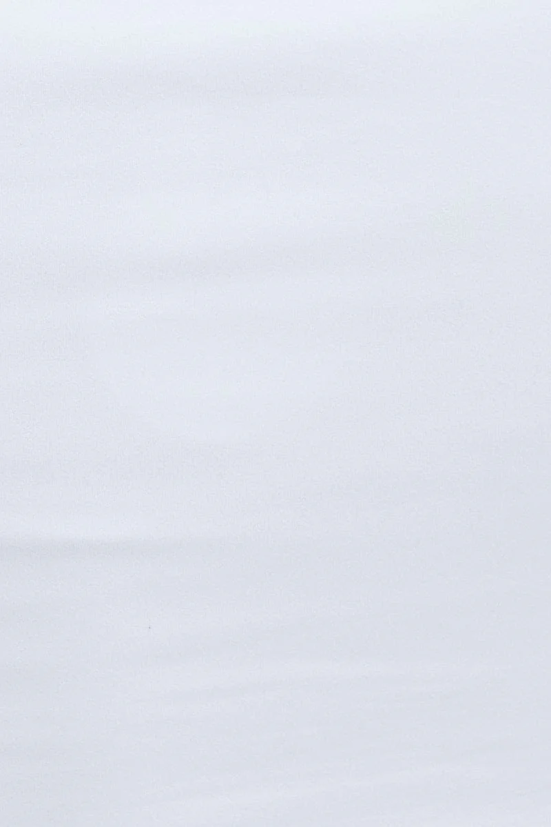 White T Shirt Short Sleeve Crew neck - Image 6