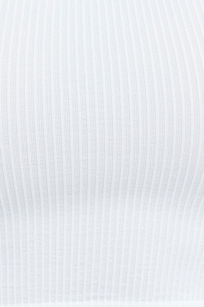 White T-Shirt Short Sleeve Scoop Neck Seamless - Image 6