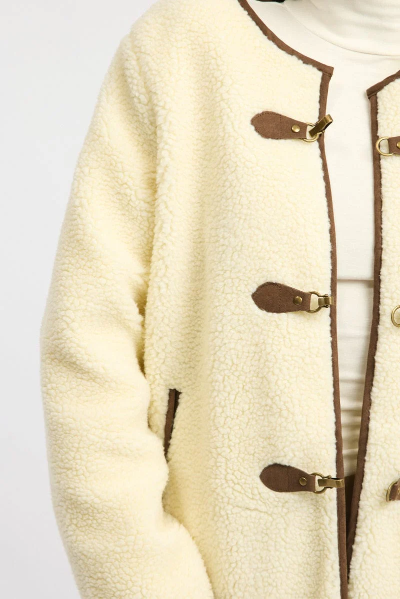 White Terry Coat - Image 6