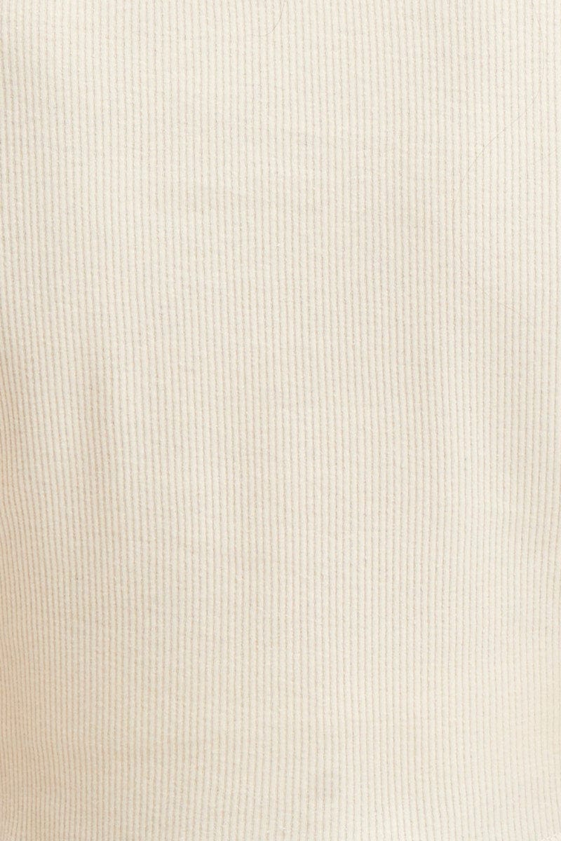 White Top Long Sleeve Round Neck - Image 6
