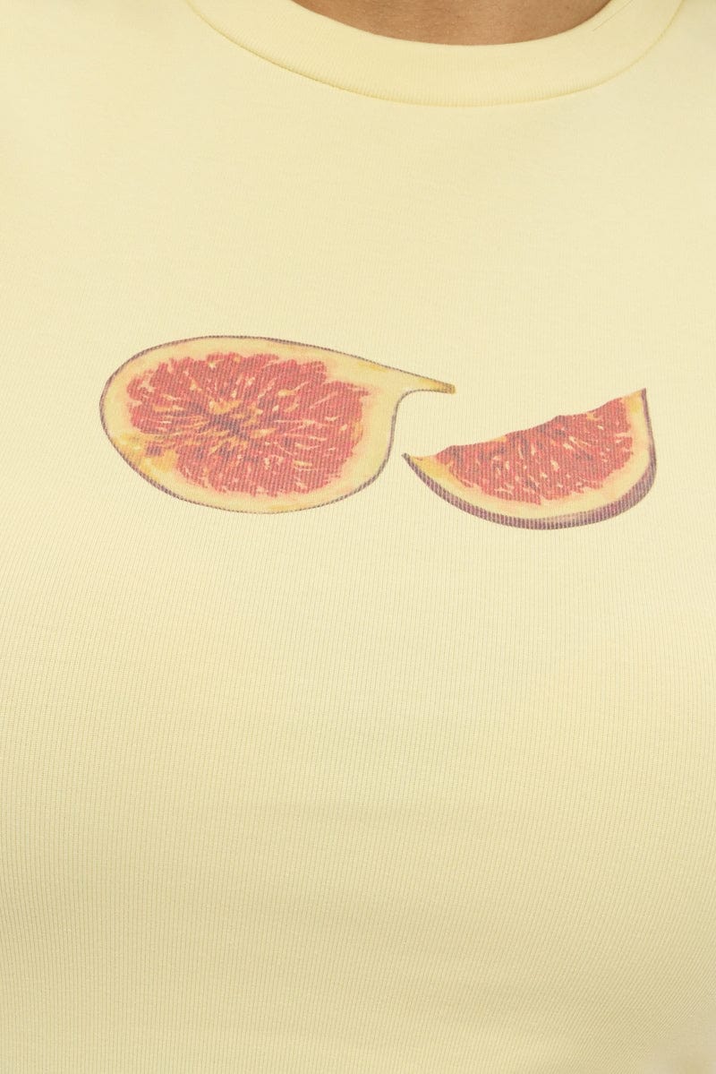 Yellow Graphic Tee Short Sleeve - Image 6