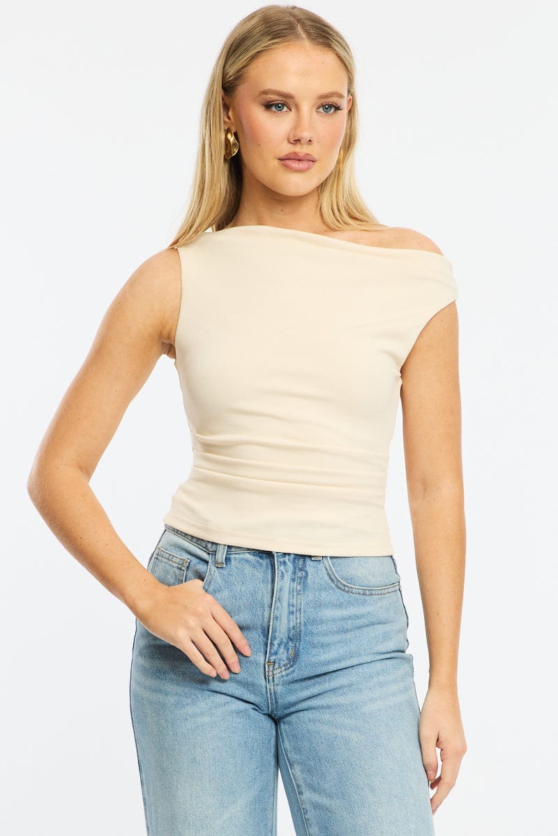 Yellow Off Shoulder Top